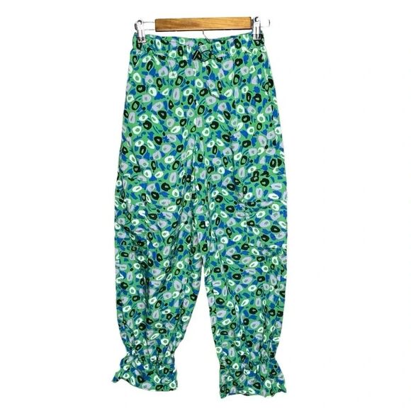 Diane Von Furstenberg Pants - Diane Von Furstenberg for Target leopard Green High Waist nylon Pants Size XS